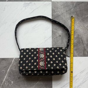 Vera Bradley Classic Black Quilted Shoulder Bag